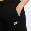 Nike Спортивні штани утеплені жіночі  Club Fleece Pant Wide FB2727-010 L Чорні (196153486706) - зображення 4