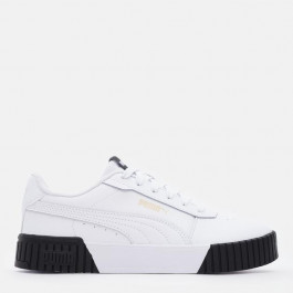   PUMA Женские кеды низкие  Carina 2.0 38584904 37.5 (4.5UK) 23.5 см  White- White- Team Gold- Black (40654