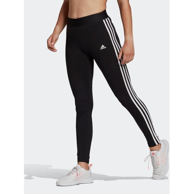 Adidas Спортивні легінси для фітнесу  W 3S Leg GL0723 XXS Black/White (4064044680150) - зображення 1