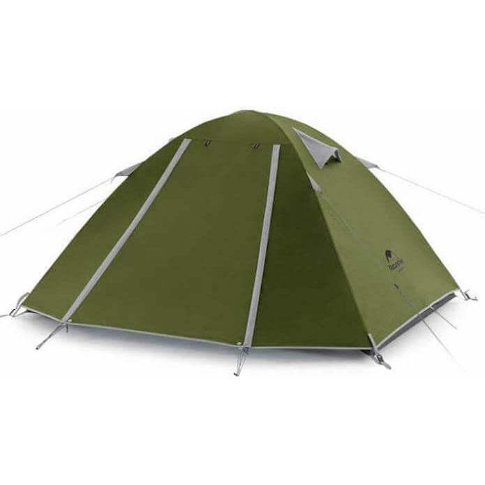 Naturehike P-Series 4P UPF 50+ Family Camping Tent NH18Z044-P, dark green - зображення 1