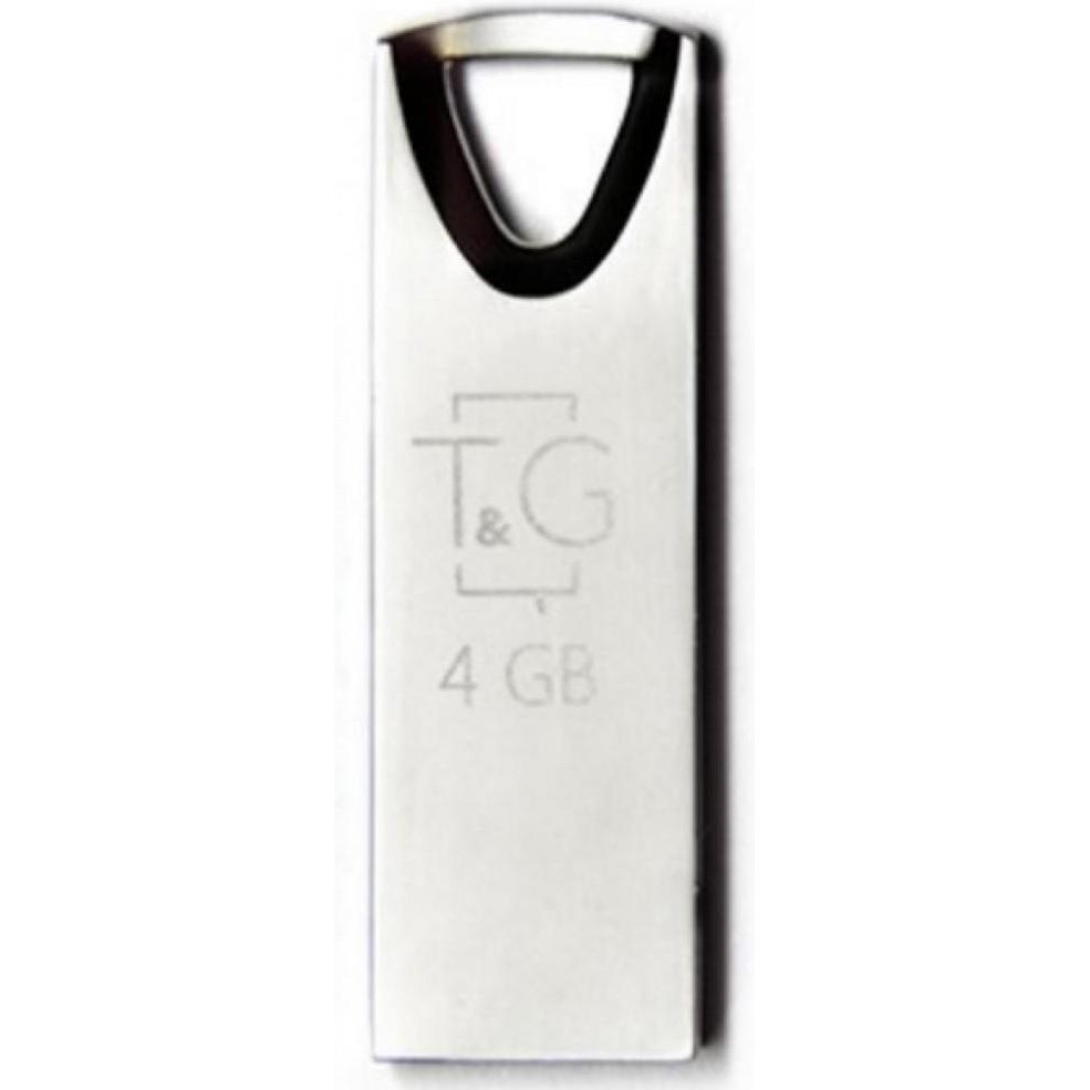 T&G 4 GB 117 Metal Series Silver (TG117SL-4G) - зображення 1