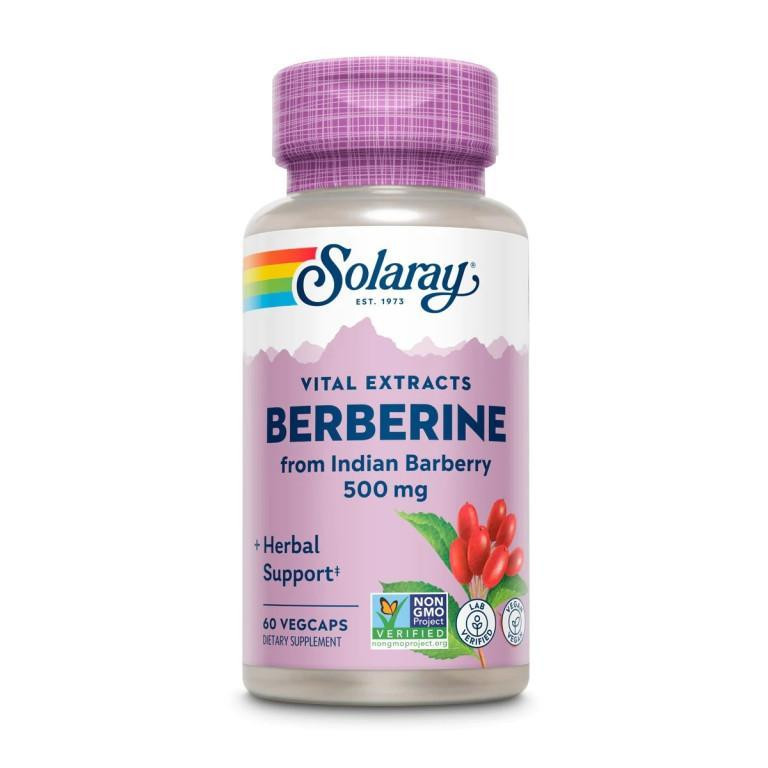 Solaray Berberine 500 mg 60 veg Caps - зображення 1