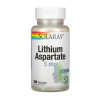 Solaray Lithium Aspartate 5 mg 100 veg caps - зображення 1