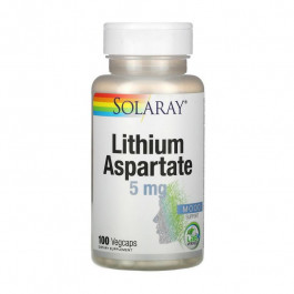   Solaray Lithium Aspartate 5 mg 100 veg caps