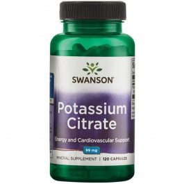   Swanson Цитрат калия Potassium Citrate 99 mg 120 Caps