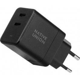   NATIVE UNION 2xUSB-C  35W Black (FAST-PD35-BLK-EU)