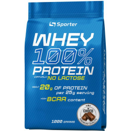   Sporter Whey 100% Protein No Lactose 1000 g /40 servings/ Choco