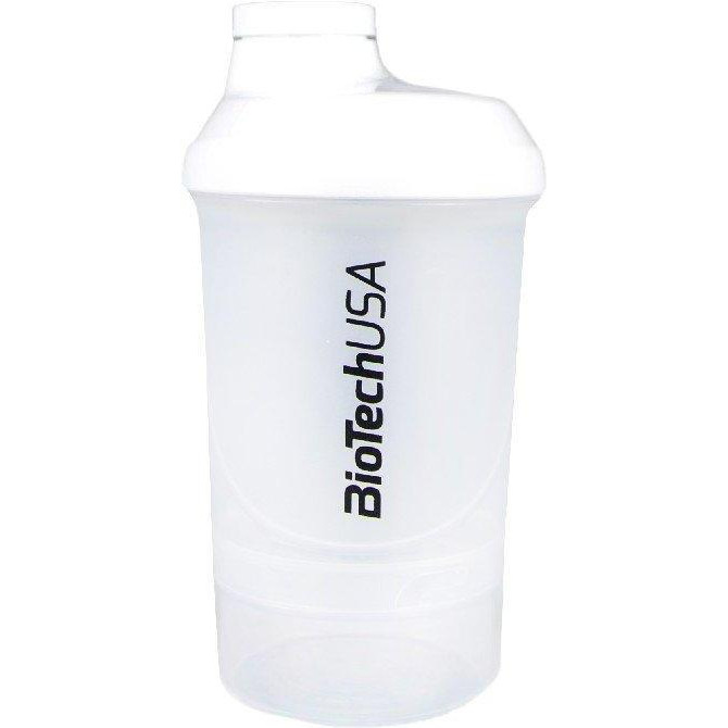 BiotechUSA Wave+ Nano 300ml /+150ml/ Shaker / opal - зображення 1