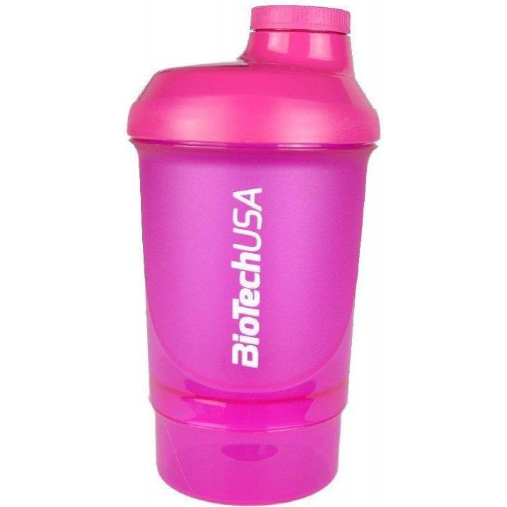 BiotechUSA Wave+ Nano 300ml /+150ml/ Shaker / magenta - зображення 1