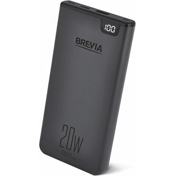 Brevia 10000mAh Black (45120) - зображення 1