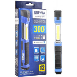   Brevia 3W COB 1W LED 300lm 2000mAh microUSB (11350)