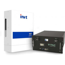   INVT BD5KTL-LL1 5kW + АКБ V-TAC LFP 9.6kWh/48V/200Ah (0746020705722)