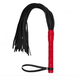   Slash Флоггер Premium Leather Flogger красная ручка (280150)