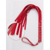 Slash Флоггер S&M Fancy Leather Flogger красный (280130) - зображення 3