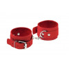 Slash Leather Standart Hand Cuffs, Red (SL281333) - зображення 1