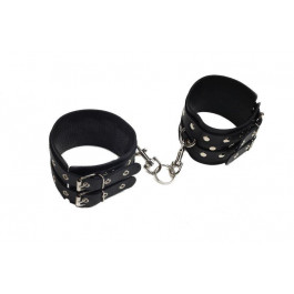   Slash Leather Double Fix Leg Cuffs, black (SL280190)