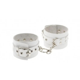   Slash Leather Rastraints Hand Cuffs, White (SL281406)