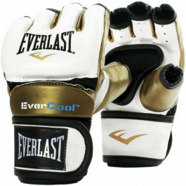   Everlast Everstrike Training Gloves, M/L White/Gold (009283587529)