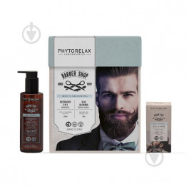   Phytorelax Laboratories Подарунковий набір для чоловіків  Man`s Grooming Засіб для очищення бороди та обличчя 2в1, 250 мл + 