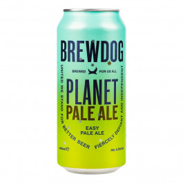   BrewDog Пиво  Planet Pale світле, з/б, 4,3%, 0,44 л (882279) (5056025455702)