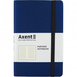   Axent Книга записная Partner Soft 125х195 мм, клетка, синяя (8206-02-A)