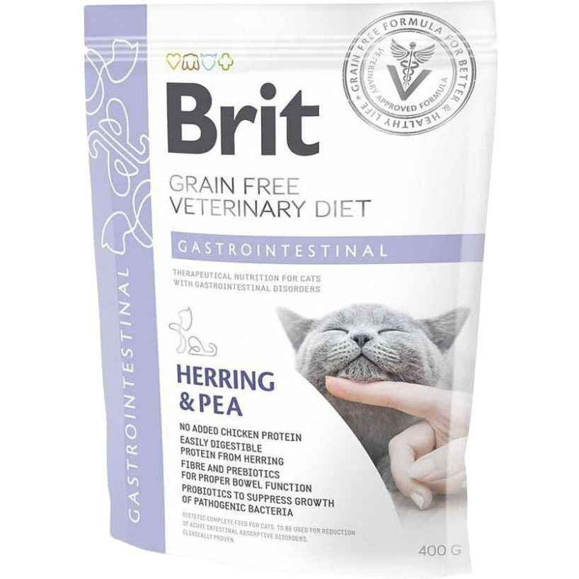 Brit Veterinary Diet Cat Gastrointestinal 0,4 кг 170964/528431 - зображення 1