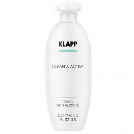   Klapp Тонік для обличчя зі спиртом  Clean & Active Tonic with Alcohol 250 мл (4250094900625)