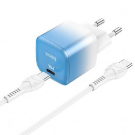   Hoco C101A PD20W + USB C-C Ice Blue