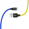 ColorWay USB to Type-C National 1m Yellow/Blue (CW-CBUC052-BLY) - зображення 5