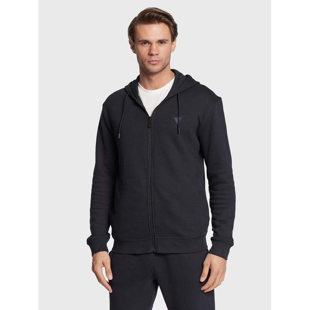 GUESS Толстовка  Aldwin Zip Hooded Sweatshirt Z2YQ28-K9V31-DPM S Deep Marine (7617076724124) - зображення 1