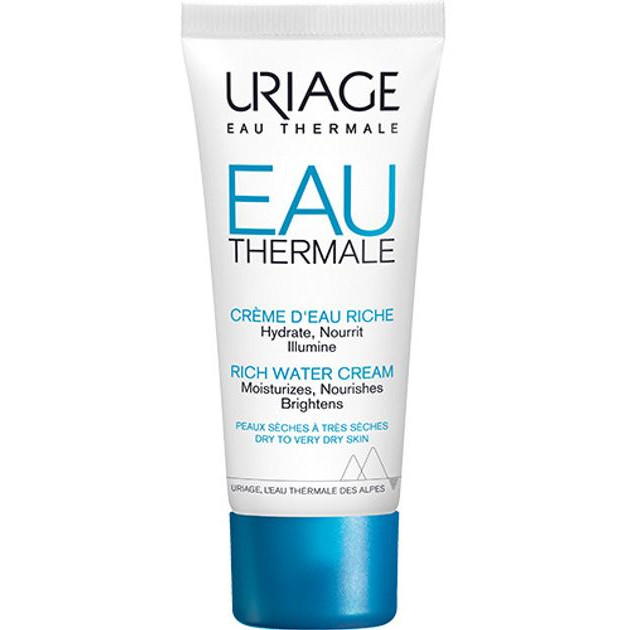 Uriage Крем для лица  Eau Thermale Rich Water Cream Обогащенный увлажняющий 40 мл (3661434004995) - зображення 1