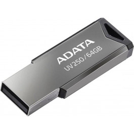   ADATA 64 GB UV250 Metal Black USB 2.0 (AUV250-64G-RBK)