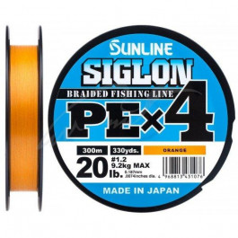   Sunline Siglon PE X4 / Orange / #1.0 / 0.171mm 300m 7.7kg