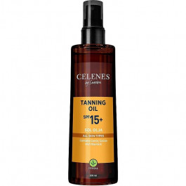   Celenes Засіб для засмаги  Tanning Oil SPF15 Олія 200 мл (7350104249670)