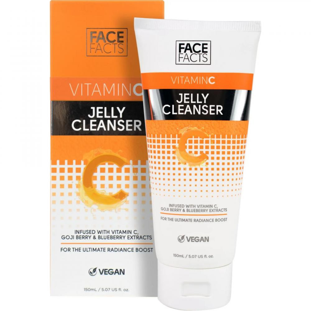 Face Facts Гель для вмивання  Vitamin C Jelly Cleanser Желе з вітаміном С 150 мл (5031413925968) - зображення 1