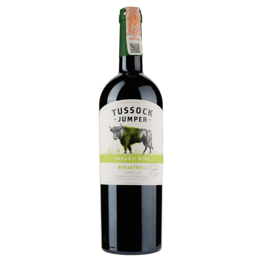 Tussock Jumper Вино Monastrell Organic DOP Jumilla красное сухое 0.75 л 14% (3760204540364) - зображення 1