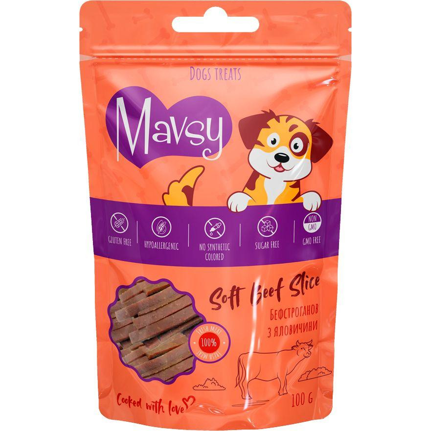 Mavsy Soft Beef Slice 100 г (4820266800246) - зображення 1