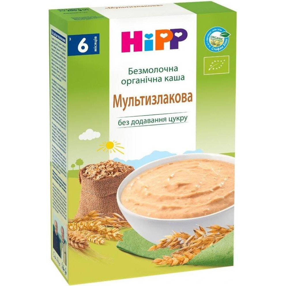 Hipp Безмолочная органическая каша Мультизлаковая 200 г - зображення 1