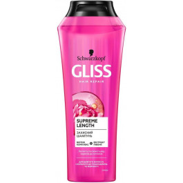 Gliss kur Hair Repair Supreme Length Shampoo 400 ml Шампунь для длинных волос, склонных к повреждениям и жирно