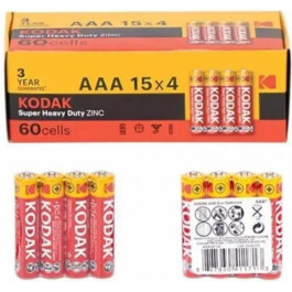   Kodak Super Heavy Duty AAA R3 Carbon-Zinc 60шт 1.5V (KDK-R03)