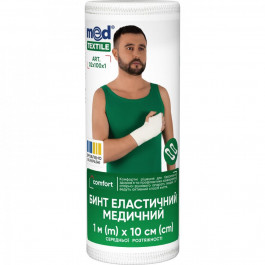   Med textile Бинт еластичний  1 м x 10 см