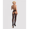 Obsessive Garter stockings S206 black S/M/L (SO7265) - зображення 4