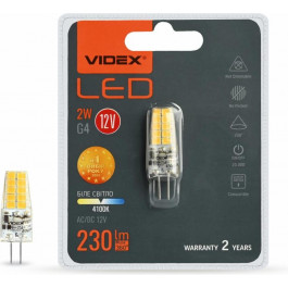   VIDEX LED G4e 2W G4 4100K 12V (VL-G4e-02124)