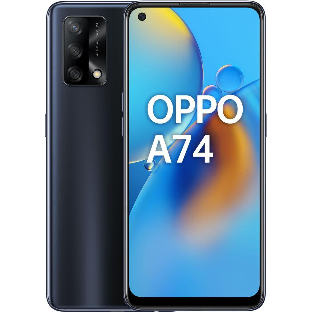 OPPO A74 6/128GB Prism Black - зображення 1