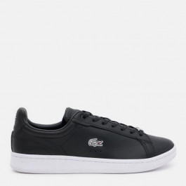   LACOSTE Женские кеды низкие  Carnaby Pro 745SFA0082-22F 39 (T6.5) 25.6 см Blk/Slv (5059862116188)