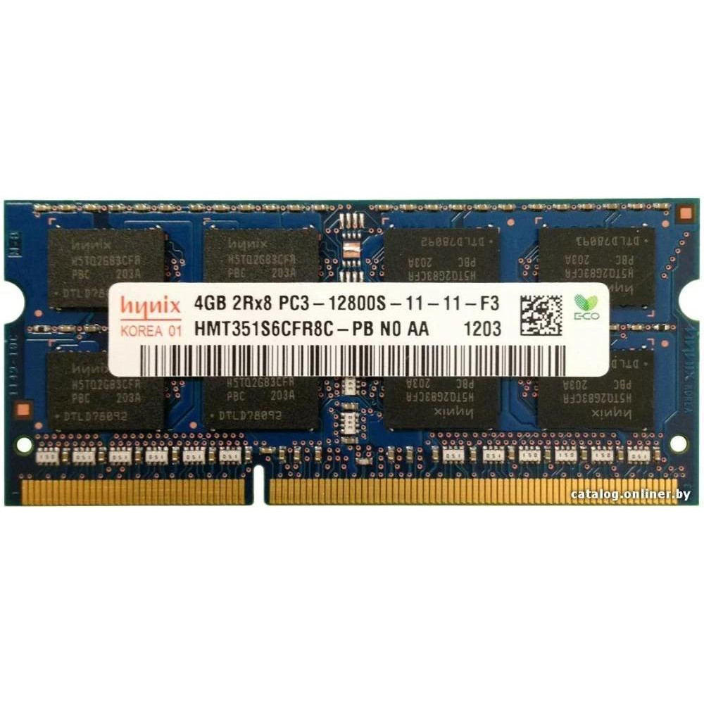 SK hynix 4 GB SO-DIMM DDR3 1600 MHz (HMT351S6CFR8C-PB) - зображення 1