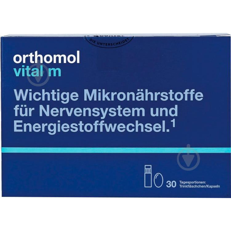 Orthomol Ортомол Vital М питний флакони курс 30 днів - зображення 1