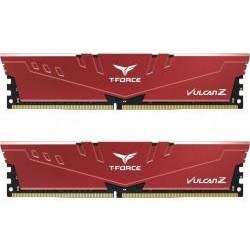 TEAM 32 GB (2x16GB) DDR4 3600 MHz T-Force Vulcan Z Red (TLZRD432G3600HC18JDC01) - зображення 1