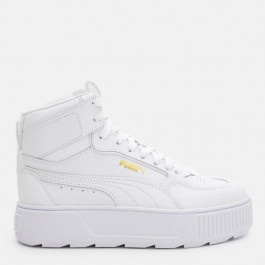   PUMA Женские кеды высокие  Karmen Rebelle Mid 38721301 38.5 (5.5) 24.5 см  White- White (4065449445054)