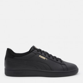   PUMA Мужские кеды низкие  Smash 3.0 L 39098710 40.5 (7UK) 26 см  Black- Gold- Black (4099683360736)